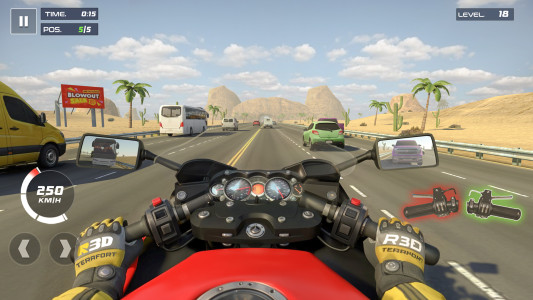 اسکرین شات 1 بازی Rider 3D: Bike Racing Games