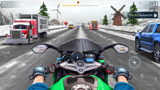 اسکرین شات بازی Rider 3D Bike Racing Games 2