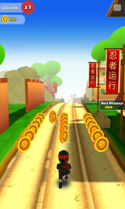 اسکرین شات بازی Ninja Runner 3D 2