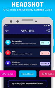 اسکرین شات بازی Headshot GFX Tool 3