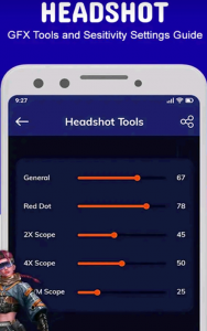 اسکرین شات بازی Headshot GFX Tool 2