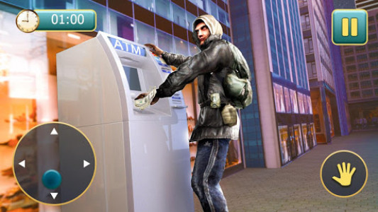 اسکرین شات بازی City Bank Robbery Thief Simulator:Cops Sneak Games 5