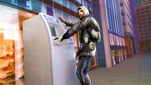 اسکرین شات بازی City Bank Robbery Thief Simulator:Cops Sneak Games 1