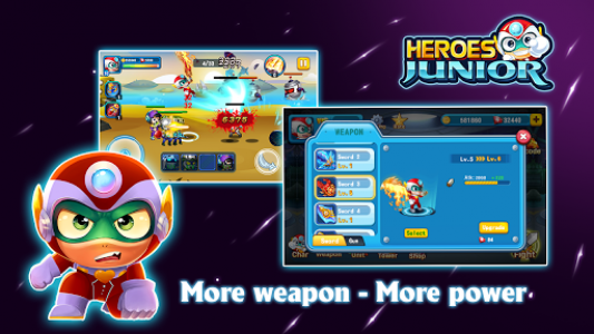 اسکرین شات بازی SuperHero Junior - Galaxy Wars Offline Game 3