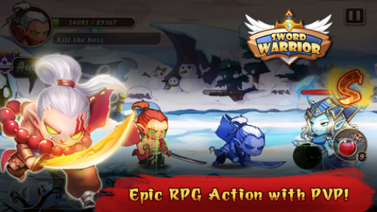 اسکرین شات بازی Sword Warrior: Heroes Fighting - Epic Action RPG 2
