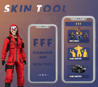 اسکرین شات برنامه FFF FF Skin Tool, Elite pass Bundles, Emote, skin 1