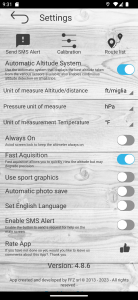 اسکرین شات 6 برنامه Altimeter professional