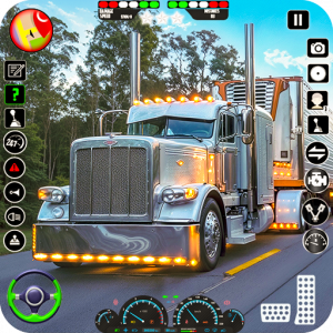 اسکرین شات 1 بازی American Cargo Truck Game 2024