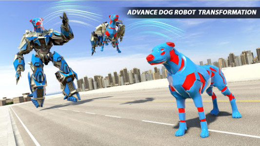 اسکرین شات بازی Dog Robot Transform: Real Drone Robot War 5