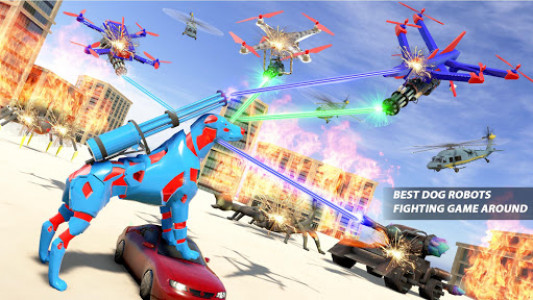 اسکرین شات بازی Dog Robot Transform: Real Drone Robot War 4