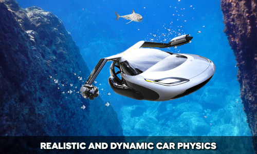 اسکرین شات بازی Floating Underwater Car Sim 4