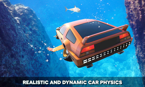 اسکرین شات بازی Floating Underwater Car Sim 1