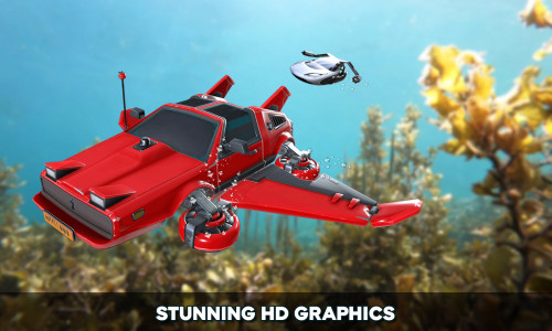 اسکرین شات بازی Floating Underwater Car Sim 8