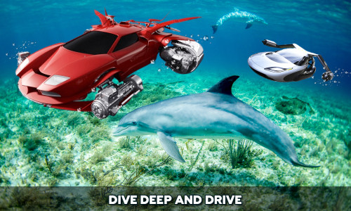 اسکرین شات بازی Floating Underwater Car Sim 2