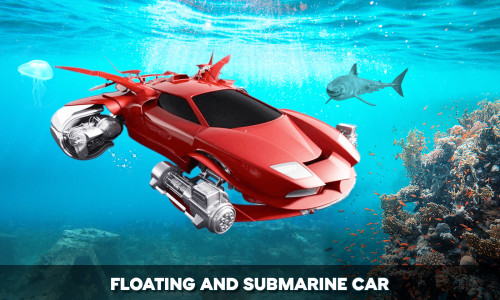 اسکرین شات بازی Floating Underwater Car Sim 7