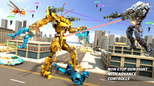 اسکرین شات بازی Mosquito Robot Transforming Games: Robot Car Game 5