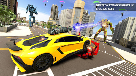 اسکرین شات بازی Mosquito Robot Transforming Games: Robot Car Game 8