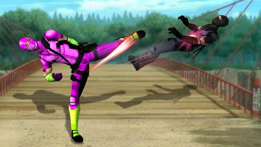اسکرین شات 2 بازی Ninja KungFu Fighting Champion