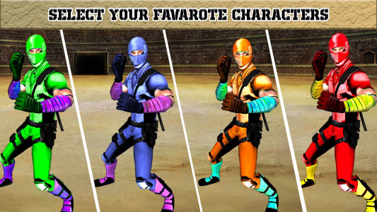 اسکرین شات 1 بازی Ninja KungFu Fighting Champion