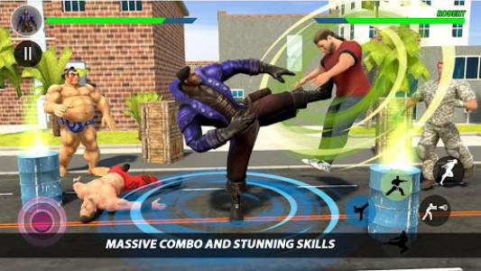 اسکرین شات برنامه Ninja Kung Fu Fight Arena: Ninja Fighting Games 4