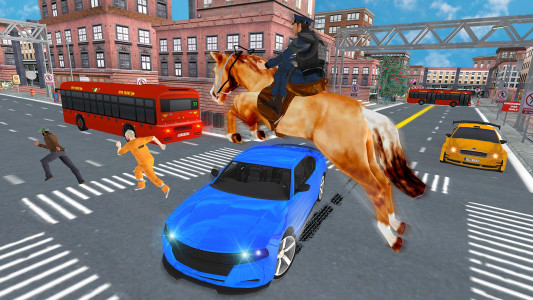 اسکرین شات بازی US Police Horse Criminal Chase 4