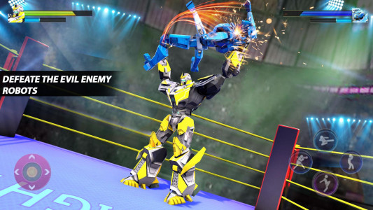 اسکرین شات برنامه Robot Ring Fighting: Wrestling 7