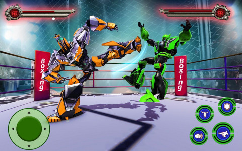 اسکرین شات برنامه Robot Ring Fighting: Wrestling 6