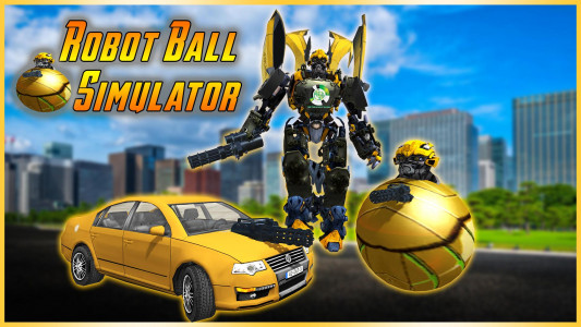 اسکرین شات برنامه Robot Ball Simulator Ball Game 1