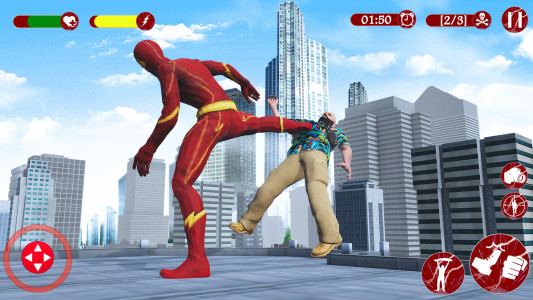 اسکرین شات 5 بازی Super Speed: Flying Hero Games