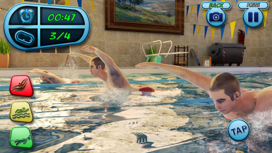 اسکرین شات بازی Swimming Pool Water Race Game 5