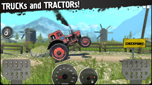 اسکرین شات بازی Off-Road Travel:Mudding games 1