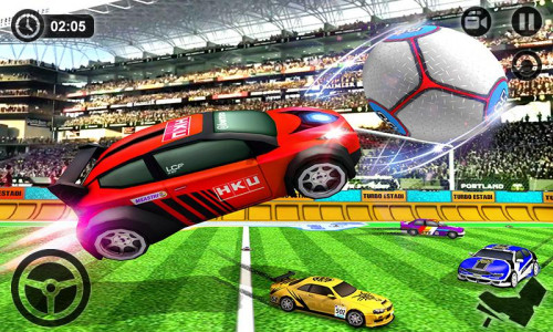 اسکرین شات برنامه Soccer Car Ball Game 5
