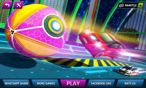 اسکرین شات برنامه Soccer Car Ball Game 4
