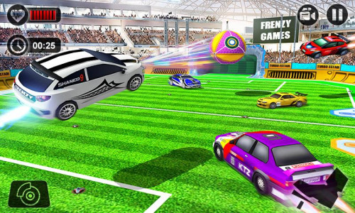 اسکرین شات برنامه Soccer Car Ball Game 2