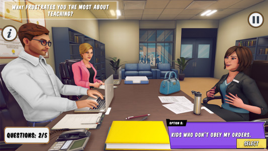 اسکرین شات بازی High School Teacher Simulator 1