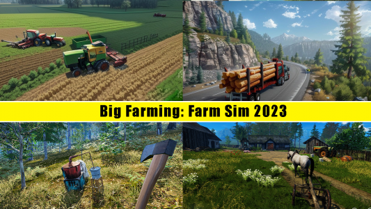 اسکرین شات بازی Big Farming: Farm Sim 2023 1