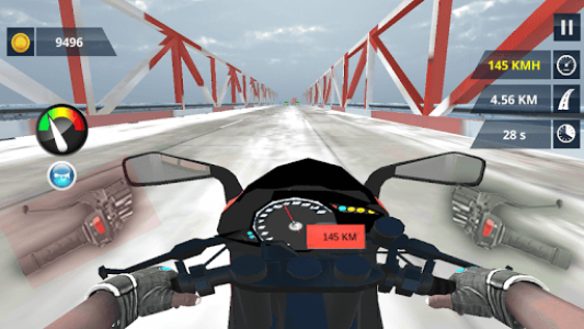 اسکرین شات بازی Traffic Motorbike Racer: Highway Rider 3D 8