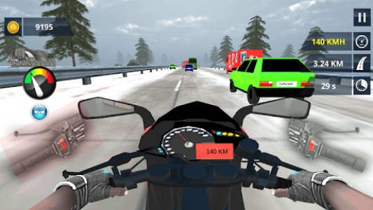 اسکرین شات بازی Traffic Motorbike Racer: Highway Rider 3D 7