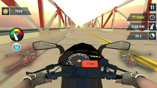 اسکرین شات بازی Traffic Motorbike Racer: Highway Rider 3D 6
