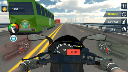 اسکرین شات بازی Traffic Motorbike Racer: Highway Rider 3D 2
