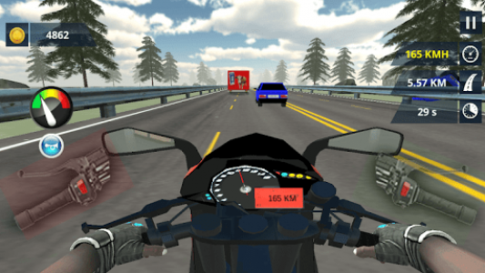اسکرین شات بازی Traffic Motorbike Racer: Highway Rider 3D 3