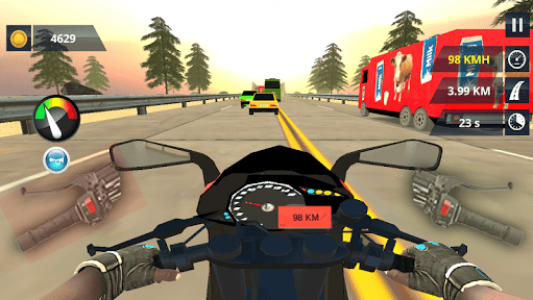 اسکرین شات بازی Traffic Motorbike Racer: Highway Rider 3D 5