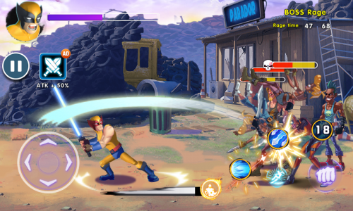 اسکرین شات بازی Superhero Captain X vs Kungfu Lee 5
