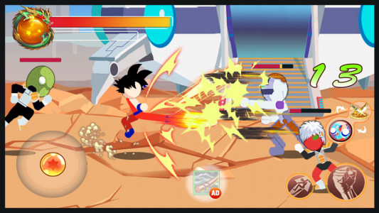 اسکرین شات بازی Super Dragon Warrior: Ultra Stickman Fight 1