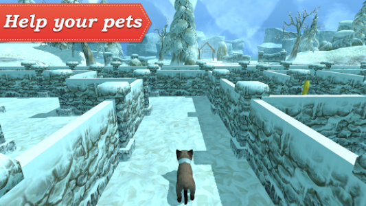 اسکرین شات بازی 3D Pets in the maze 6