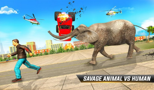 اسکرین شات برنامه Angry Elephant City Attack Animal Attack Simulator 6
