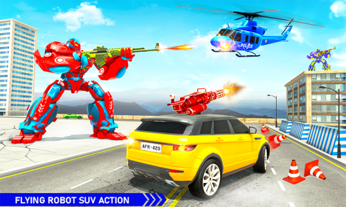 اسکرین شات برنامه Panda Robot SUV Car Game 5