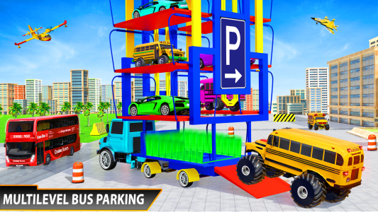 اسکرین شات برنامه City School Bus Driving Sim 3D 5