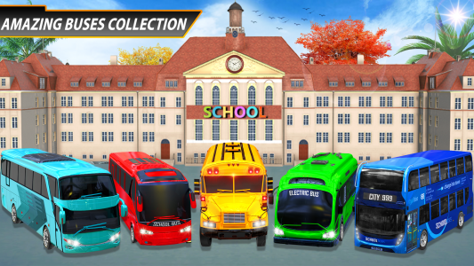 اسکرین شات برنامه City School Bus Driving Sim 3D 6
