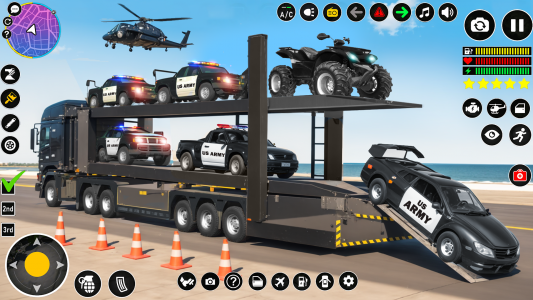 اسکرین شات برنامه Army Truck Game: Driving Games 5